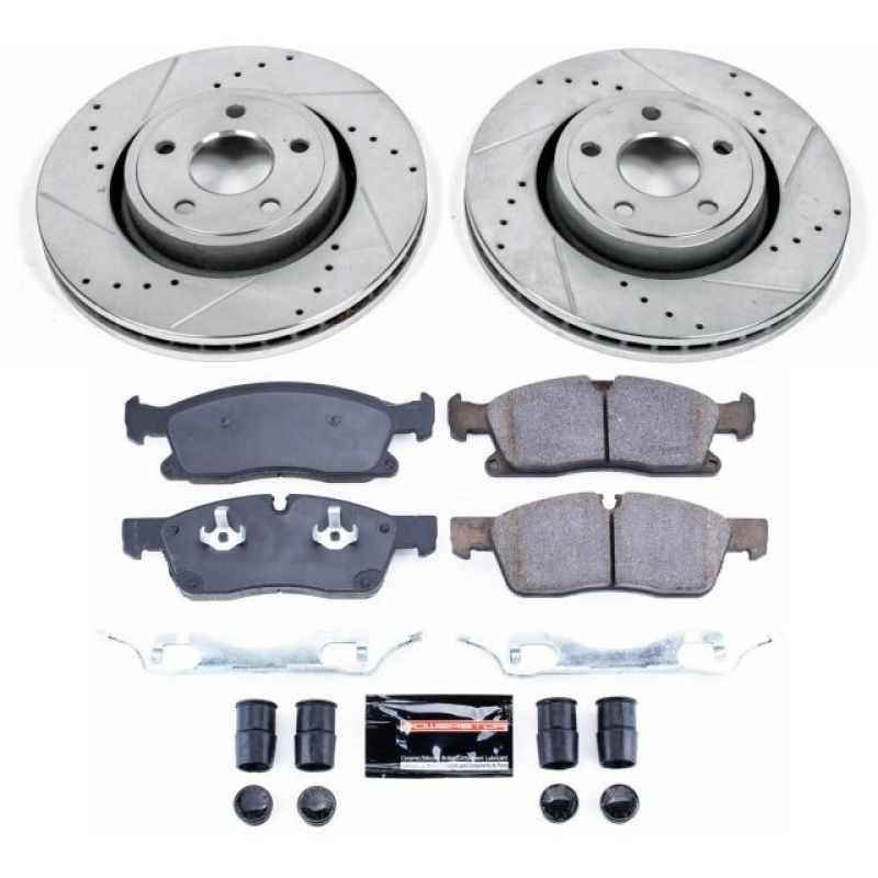 Power Stop 13-16 Dodge Durango Front Z23 Evolution Sport Brake Kit - K6536