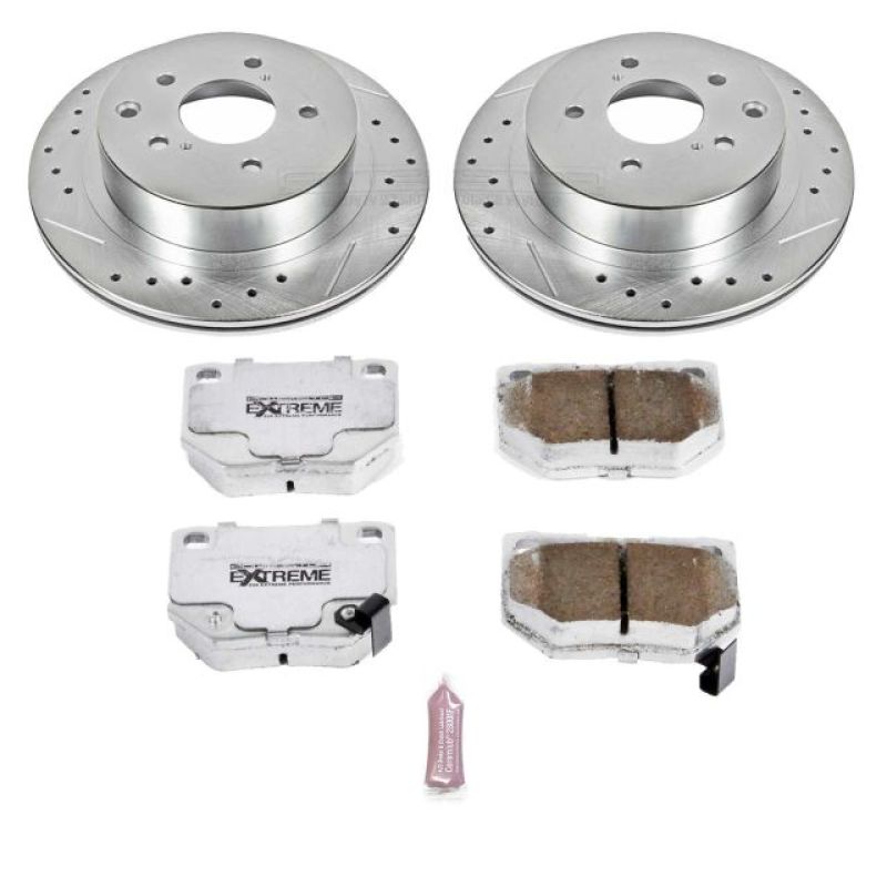 Power Stop K666-26 Z26 Street Warrior Brake Kit For 89-96 300ZX