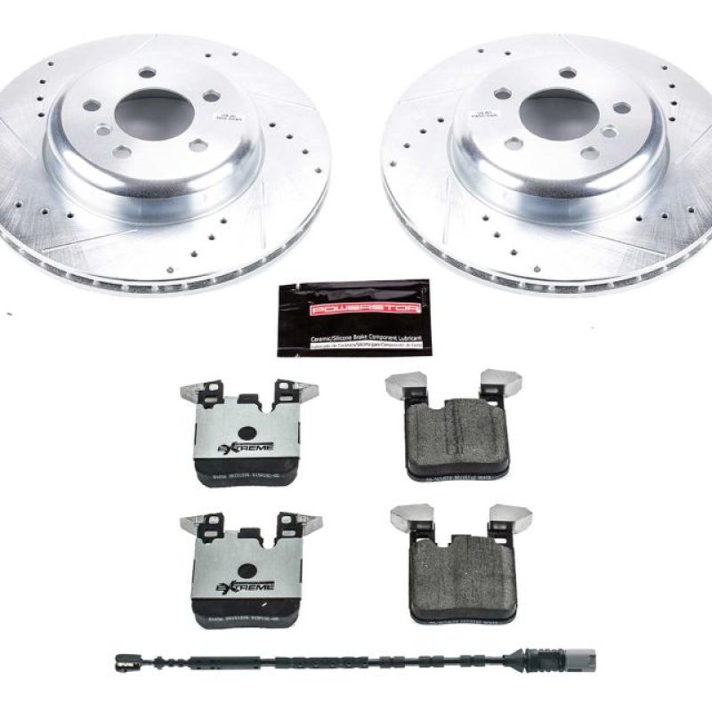 Power Stop 16-18 BMW 320i xDrive Rear Z26 Street Warrior Brake Kit - K6672-26
