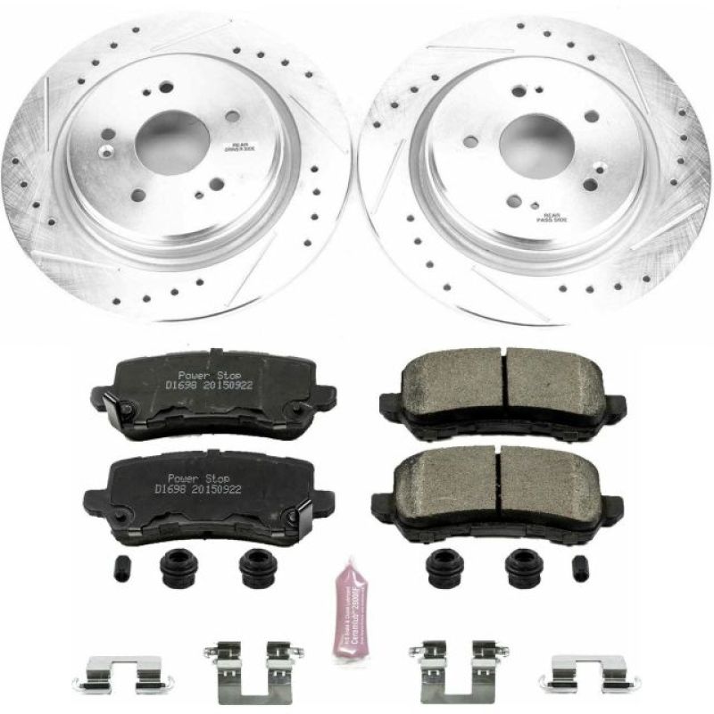 Power Stop K7216 Rear Z23 Evolution Sport Brake Kit For Acura TLX 2015-2019 NEW
