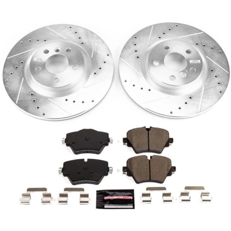 Power Stop 16-19 BMW X1 Front Z23 Evolution Sport Brake Kit - K7888