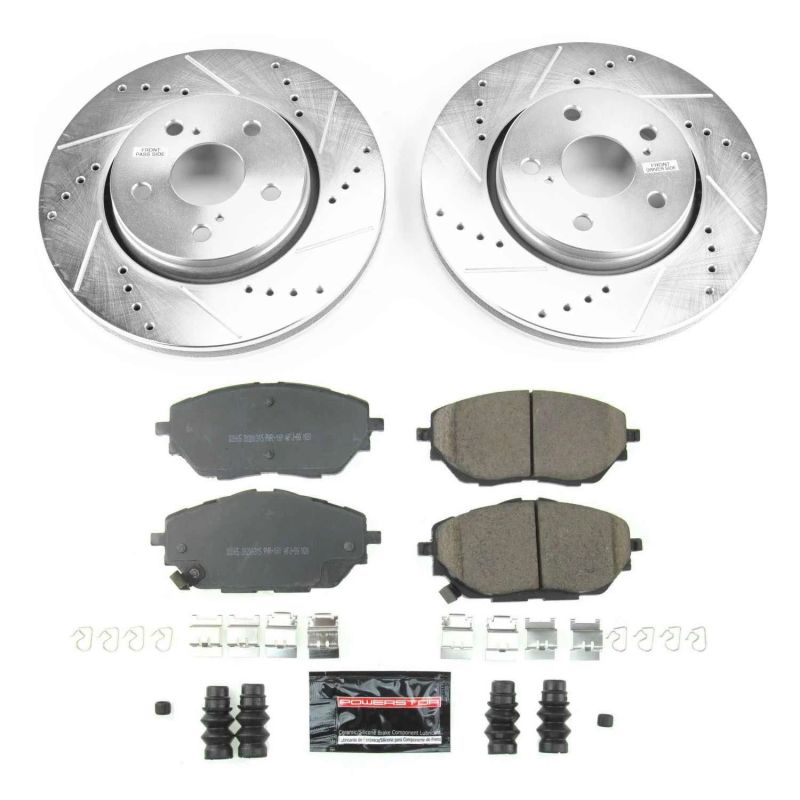 Power Stop 18-19 Toyota C-HR Front Z23 Evolution Sport Brake Kit - K7890