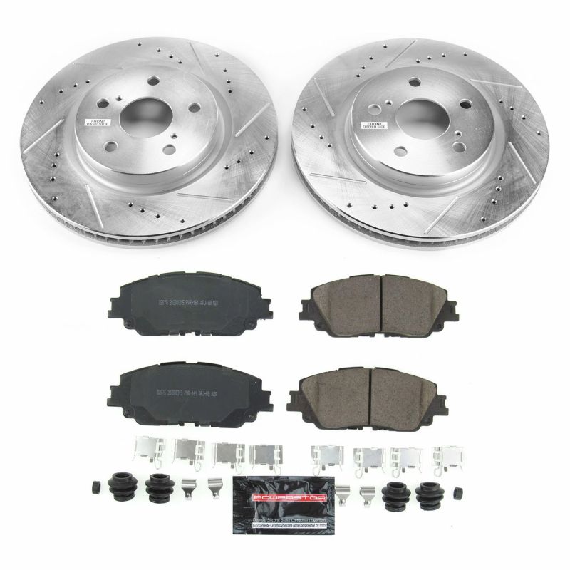 Power Stop 2019 Toyota Avalon Front Z23 Evolution Sport Brake Kit - K7895