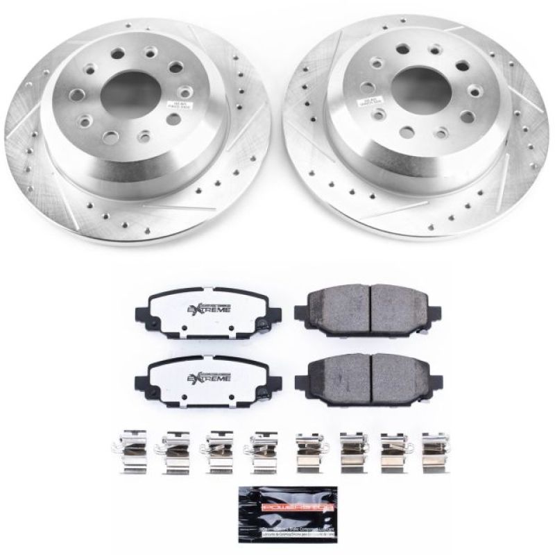 Power Stop 18-19 Jeep Wrangler Rear Z36 Truck & Tow Brake Kit - K7943-36