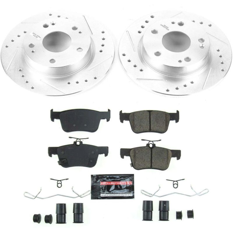 Power Stop 2019 Honda Insight Rear Z23 Evolution Sport Brake Kit - K8330