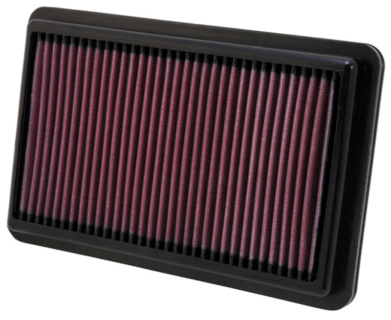 K&N Replacement Air Filter 10.188in O/S Length x 6.375in O/S Width x 1.063in H for 12 Honda Civic Si - 33-2473