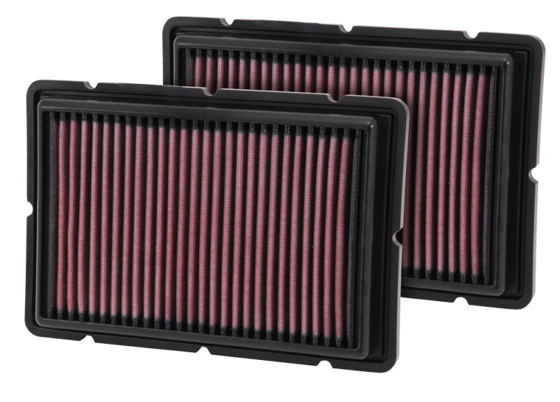 K&N Replacement Air Filter 05-09 Ferrari F360 11.125in O/S Length x 7.625 O/S Width x 1.313in H - 33-2494