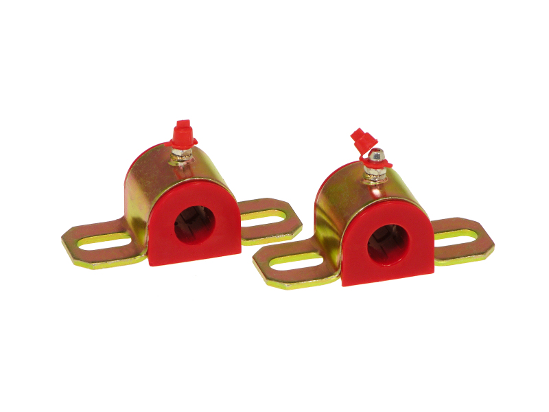 Prothane Universal Greasable Sway Bar Bushings - 17MM - Type A Bracket - Red - 19-1160