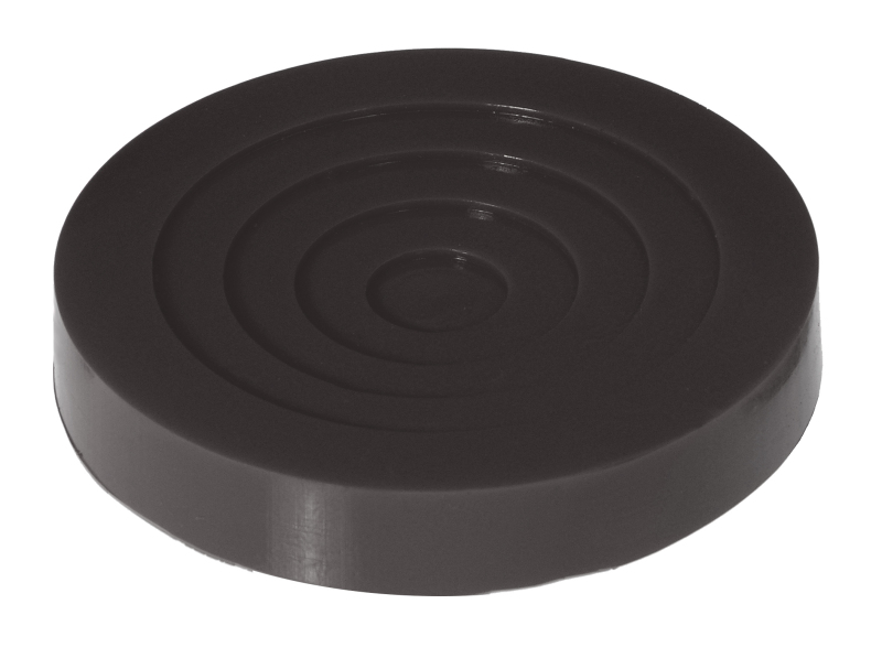 Prothane Universal Jack Pad 5in Diameter Model - Black - 19-1405-BL