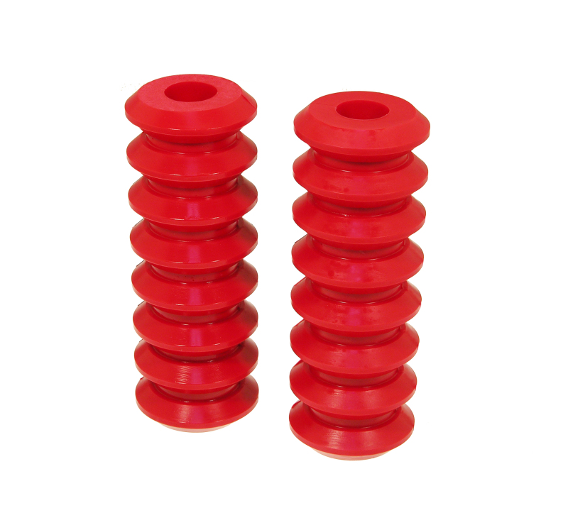 Prothane Universal Coil Spring Inserts - 10.5in High - Red - 19-1705