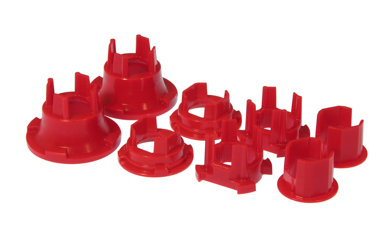 Prothane 10 Chevy Camaro Rear Subframe Bushing Insert Kit - Red - 7-146