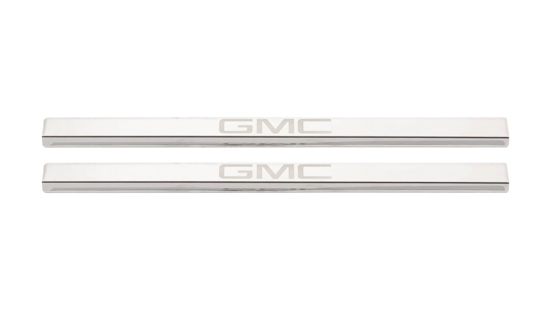 Putco 2020 GMC Sierra LD/HD Fits Double Cab and Regular Cab (2pc) w/ GMC Etching SS Door Sills - 95181GM-2