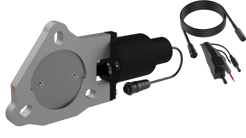 QTP 3in Bolt-On QTEC Electric Cutout Valve for Borla Exhausts - Single - QTEC30B