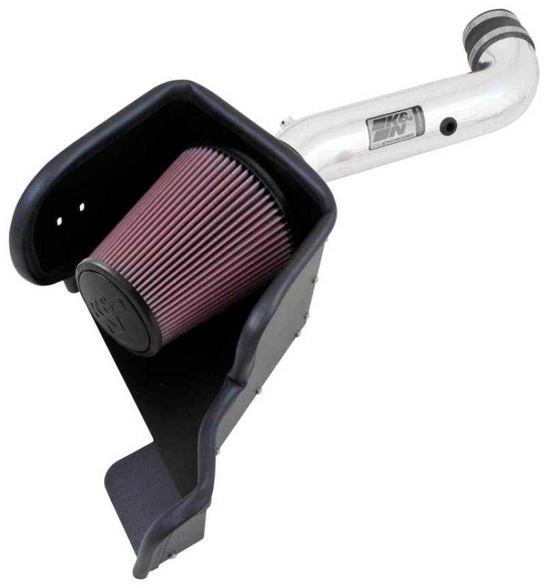 K&N 2013 Dodge Ram 1500 V8-4.7L High Flow Performance Air Intake Kit - 77-1571KP