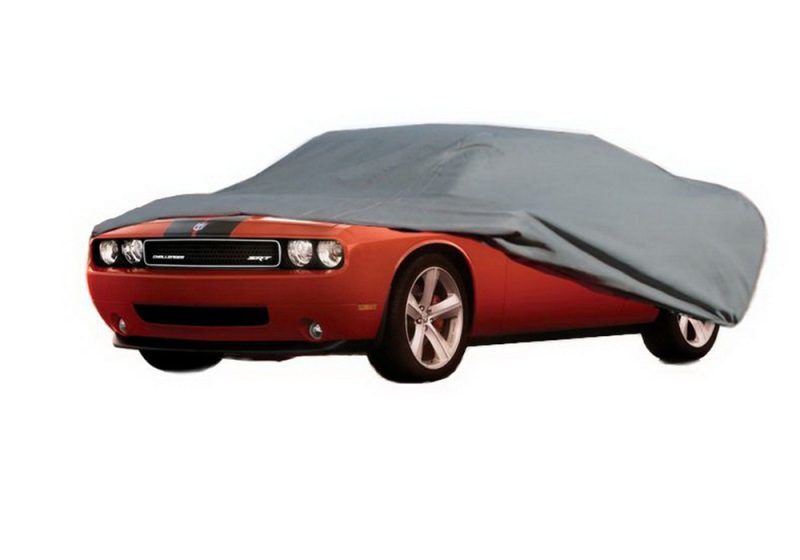 Rampage 1500 Custom Car Cover, 4 Layer, Gray, Incl. Lock, Cable, Storage Bag