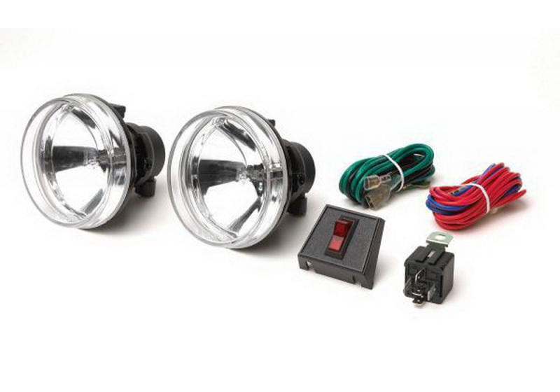 Rampage 5083059 Recovery Bumper Fog Lamp Kit; 4" Round 55Watt Front/Rear 2pc