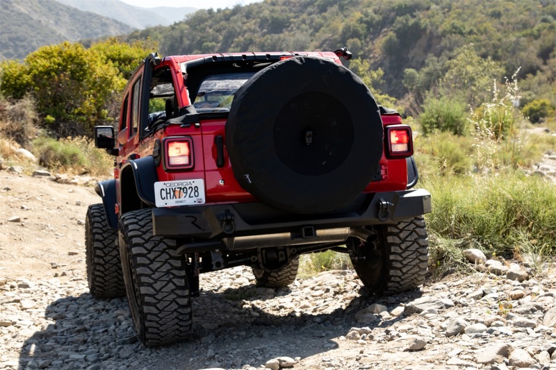 Rampage 773575 Tire Cover; w/Camera Slot; 37"; Black For 18-20 Jeep Wrangler