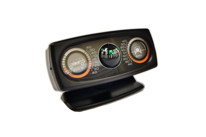 Rampage 1999-2019 Universal Clinometer With Compass - Black - 791006