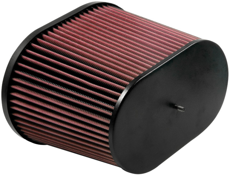 K&N Universal Air Filter - Oval Straight - 3.688in Flange ID x 10.25in Base O/S Length x 7.875in H - RC-5178