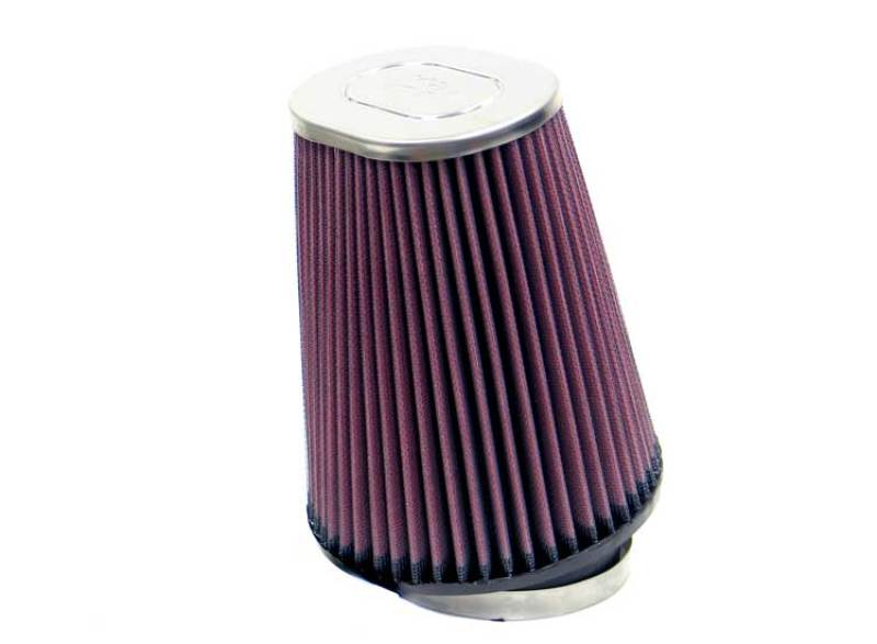 K&N Uni Oval Tapered Air Filter 3.5in 10 Deg. Flg / 3.25in T OW / 4.5in T OL / 5.75in B / 7in H - RF-1033
