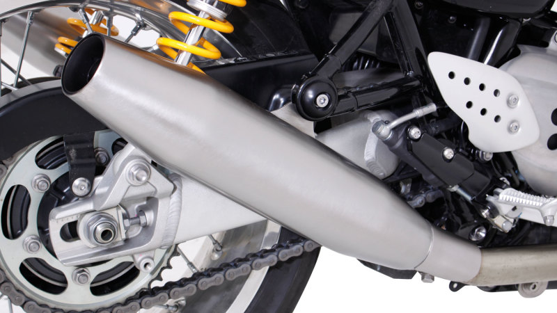 Remus 2016 Triumph Thruxton 1200 (Euro 4) Tapered Stainless Steel Slip On - Right Side - 7502 918516R