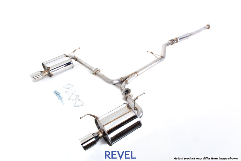Revel T70074R Medallion Touring-S Exhaust System; Dual Muffler; 60-50mm Pipe