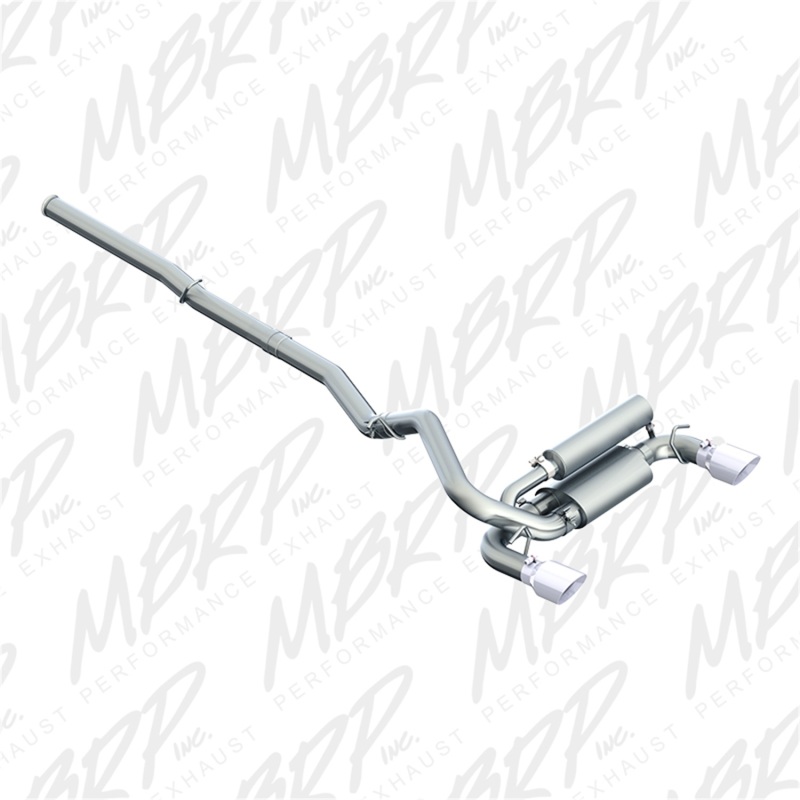 MBRP S4203AL 3in. Cat Back Dual Outlet AL For 2016-2018 Ford Focus