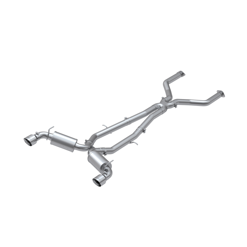 MBRP S4404304 3" Cat-Back Exhaust System - Dual Rear For 17-19 Infiniti Q60 3.0L - S4404304