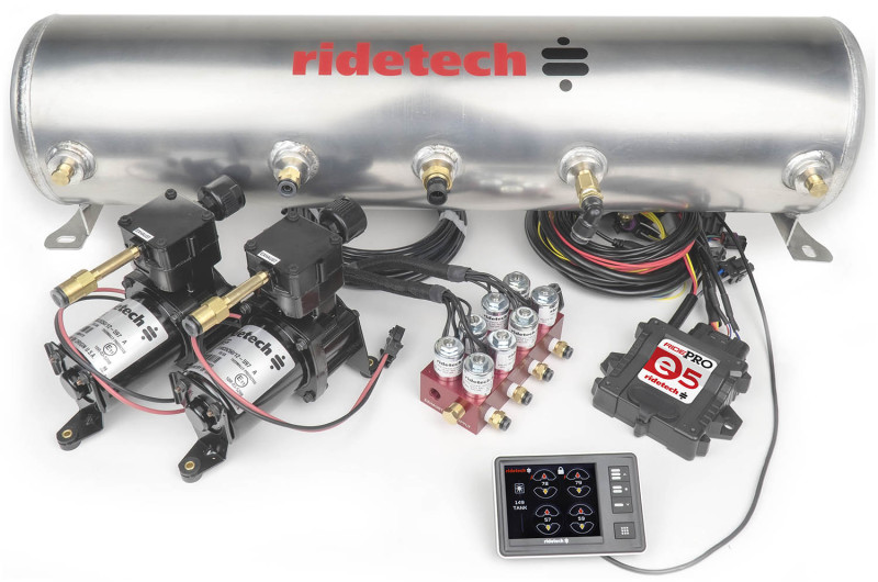 Ridetech 30534100 Suspension Control System RidePro 5Gallon Tank Dual Compressor