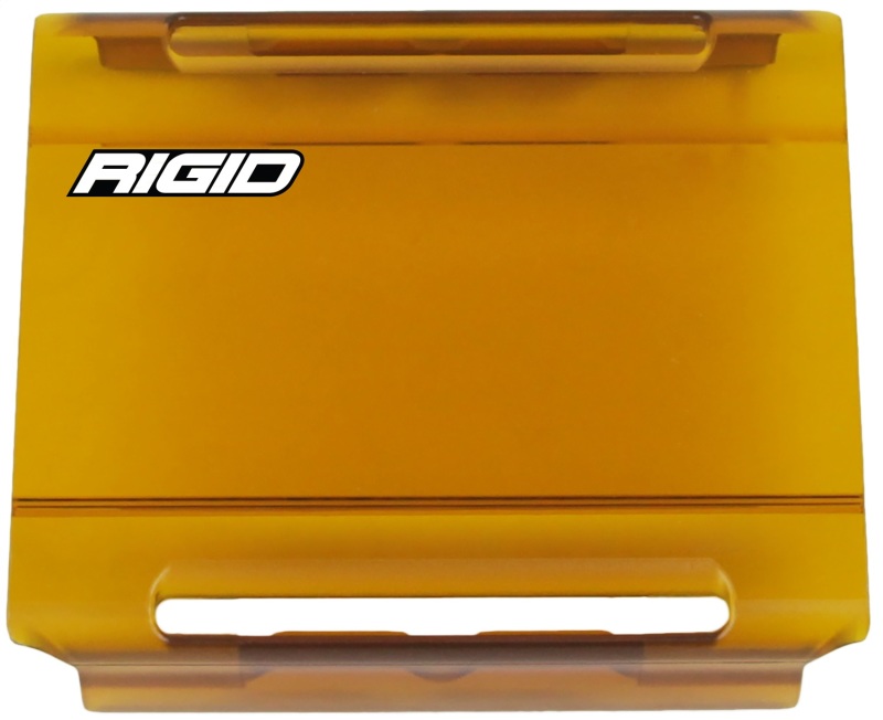 Rigid Industries 4in E-Series Light Cover - Amber - 104933