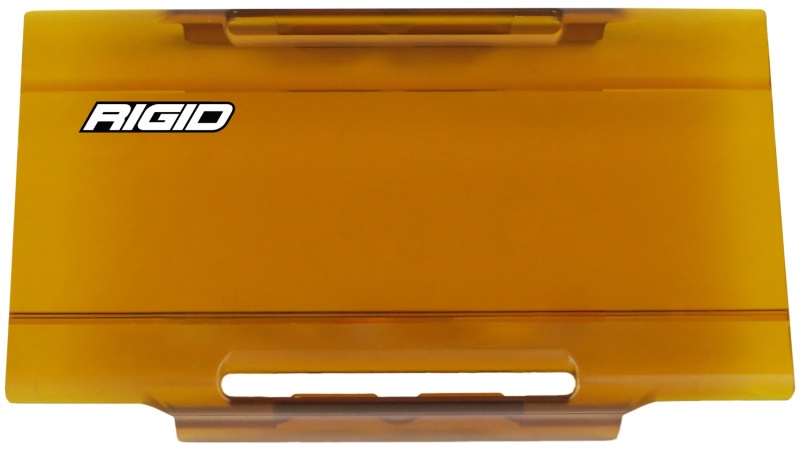 Rigid Industries 6in E-Series Light Cover - Amber - 106933