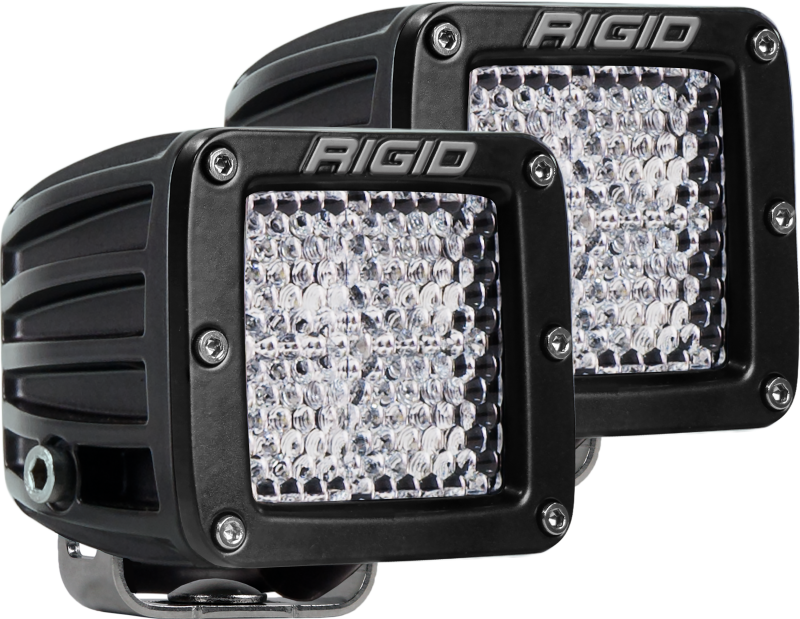 Rigid Industries 202513 D-Series Pro Diffused Light Surface Mount (Set of 2)