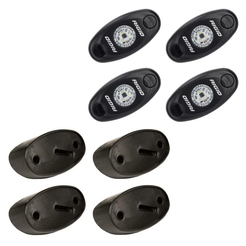 Rigid Industries 400213 LED Rock Light Kit 4 Red