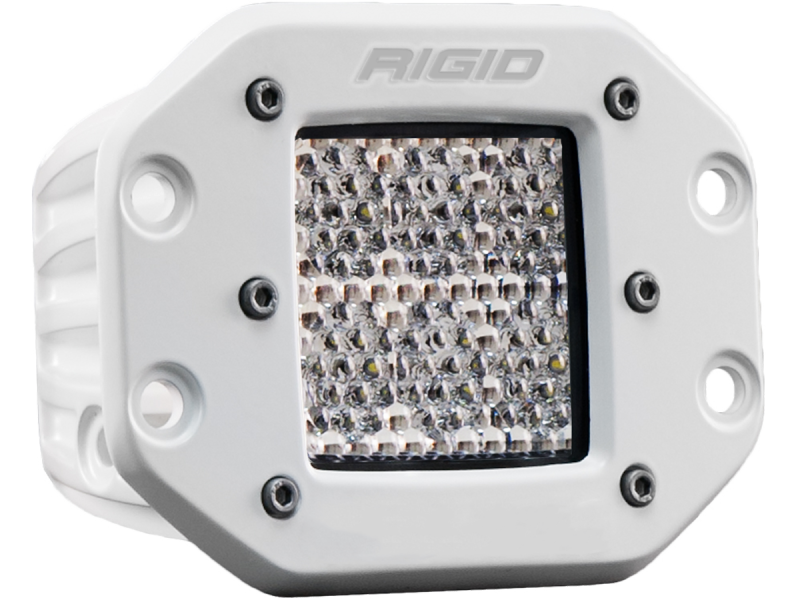 Rigid Industries 611513 D-Series PRO Hybrid Diffused Flush Mount White 1 Lights