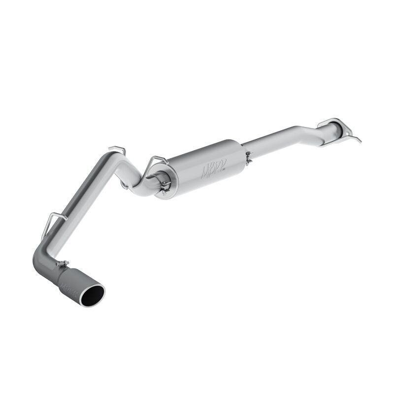 MBRP S5088AL Exhaust System Cat-Back Passenger Side Exit Aluminized Polished Tip