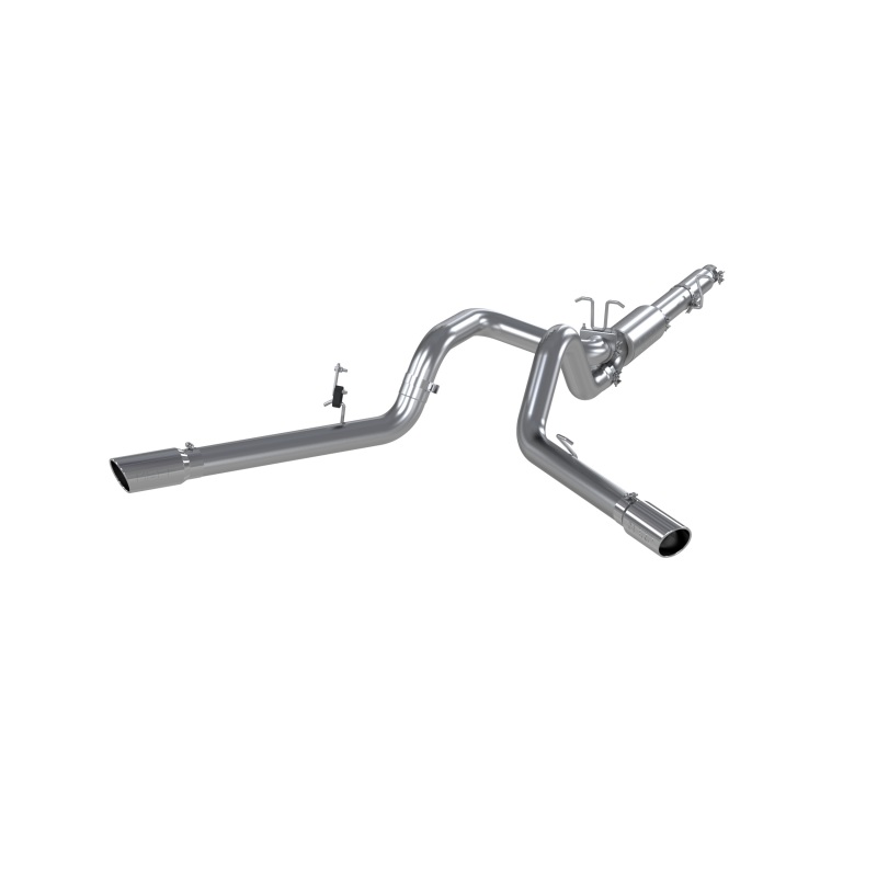 MBRP S5208AL Exhaust System Cat-Back Steel Split Side Aluminized Polished Tip