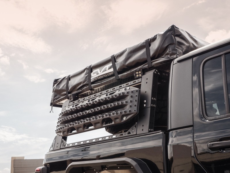 Road Armor 500BRS-TBB TRECK Traction Board Brackets; Texture Black