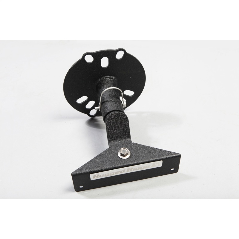 Rugged Ridge 11217.02 Rear Spare Tire Light Mount Black Steel NEW