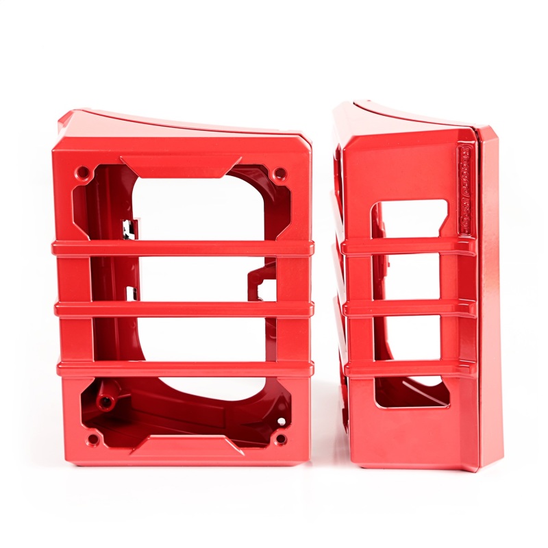 Rugged Ridge 11226.06 Elite Tail Light Guards Pair Red NEW