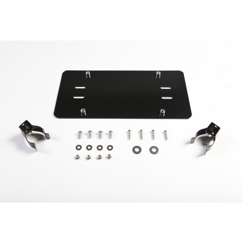 Rugged Ridge 11238.05 License Plate Mounting Bracket; Roller Fairlead