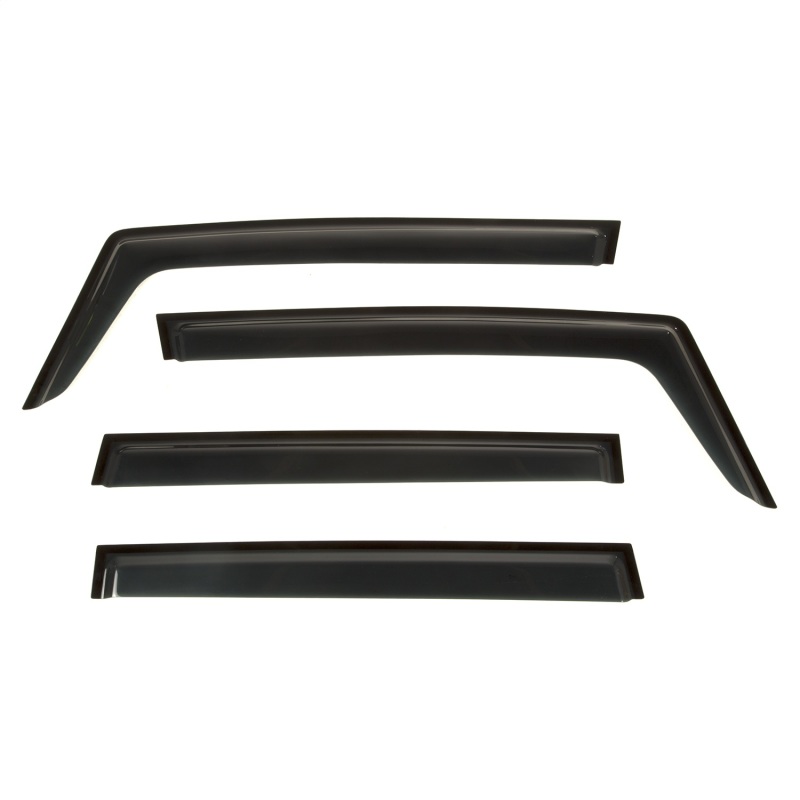Rugged Ridge Window Visor 4-pc set Black 15-18 Renegade BU - 11349.15