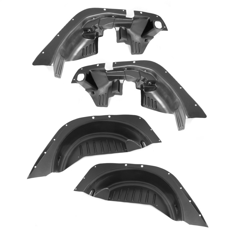 Rugged Ridge 11620.50 Inner Fender Liner Kit Four Wheel Well Liners Hardware