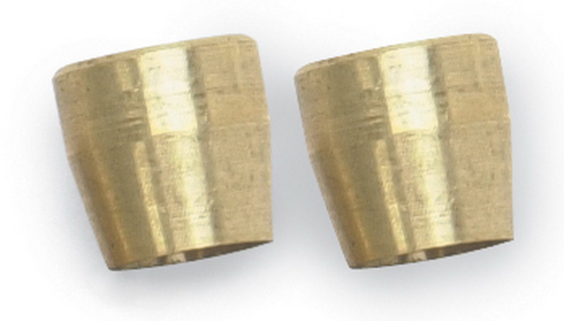 Russell Performance 620405 Replacement Brass Ferrules -6AN (Set of 2)