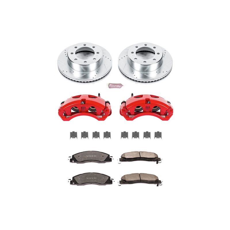 Power Stop 09-10 Dodge Ram 2500 Front Z36 Truck & Tow Brake Kit w/Calipers - KC5411-36