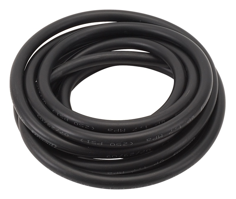 Russell Performance -6 AN Twist-Lok Hose (Black) (Pre-Packaged 100 Foot Roll) - 634313