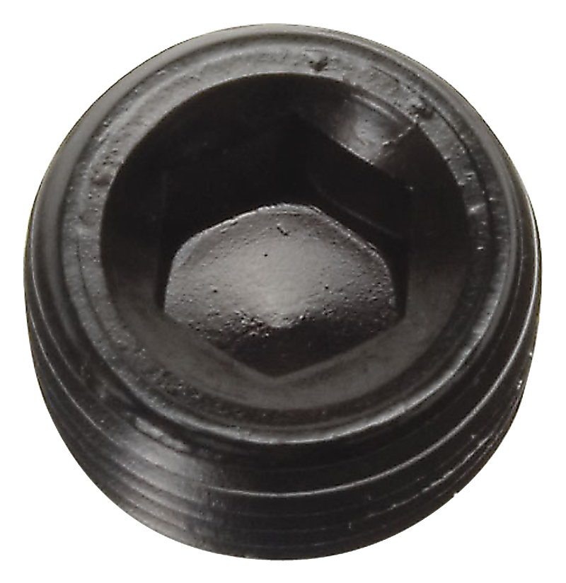 Russell 662063 Adapter Fitting Allen Socket Pipe Plug 1/2" NPT Male Black