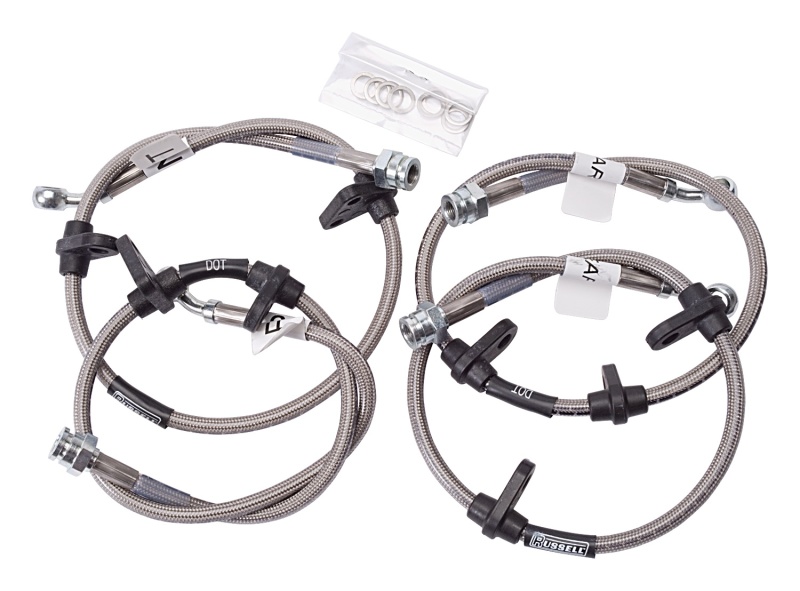 Russell 684550 Street Legal Brake Line Assembly, 4 Lines Per Kit