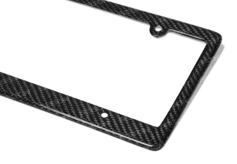Seibon Carbon Fiber License Plate Frame (4 holes) - CFLPF4