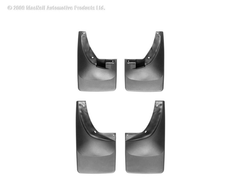 WeatherTech 06-08 Dodge Ram Truck No Drill Mudflaps - Black - 110007-120007