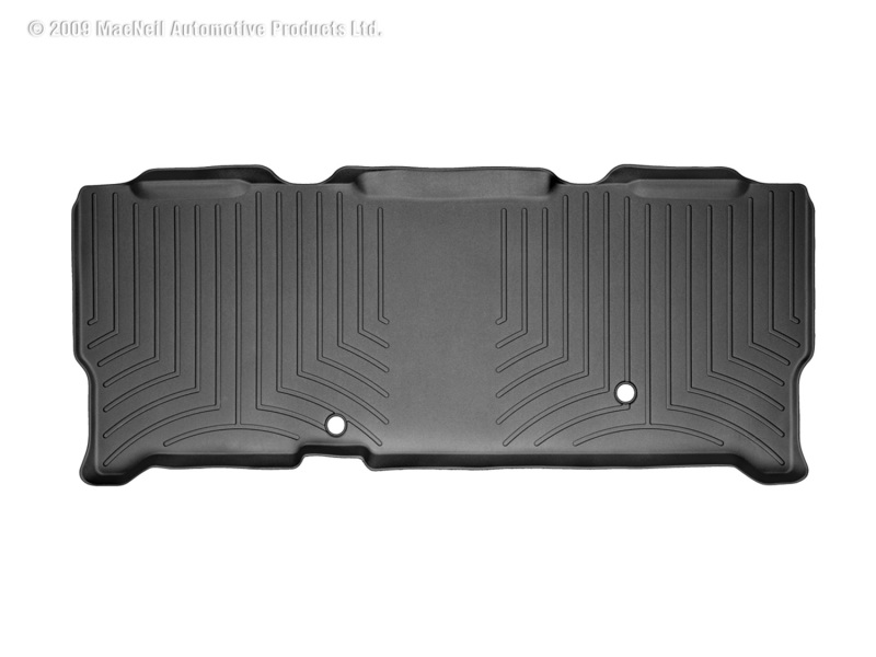 WeatherTech 99-10 Ford F250 Super Duty Super Cab Rear FloorLiner - Black - 440023